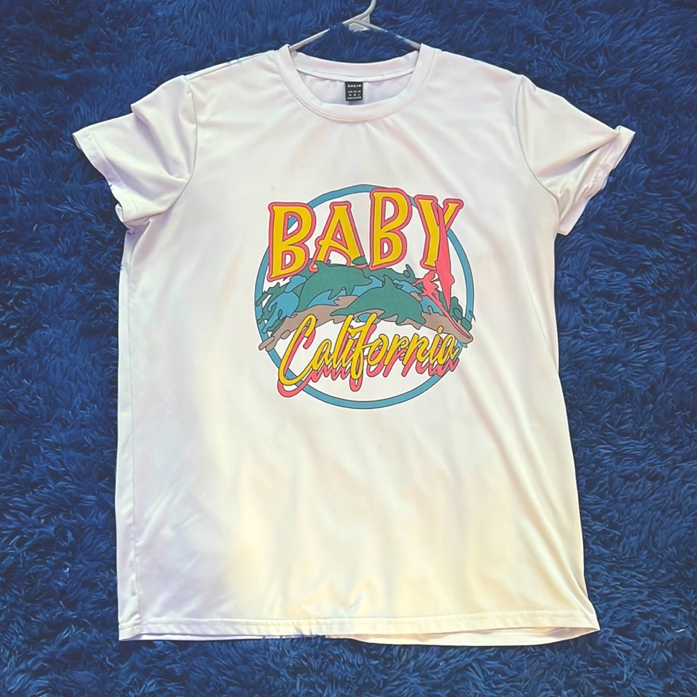 White “baby” tshirt from SHEIN